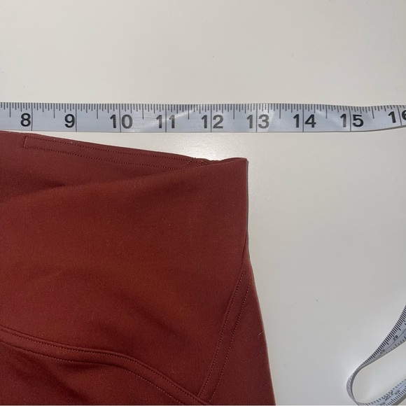 Lululemon Wunder Under Smoothcover High Rise Rust Orange Leggings 8 Women’s - Picture 10 of 13